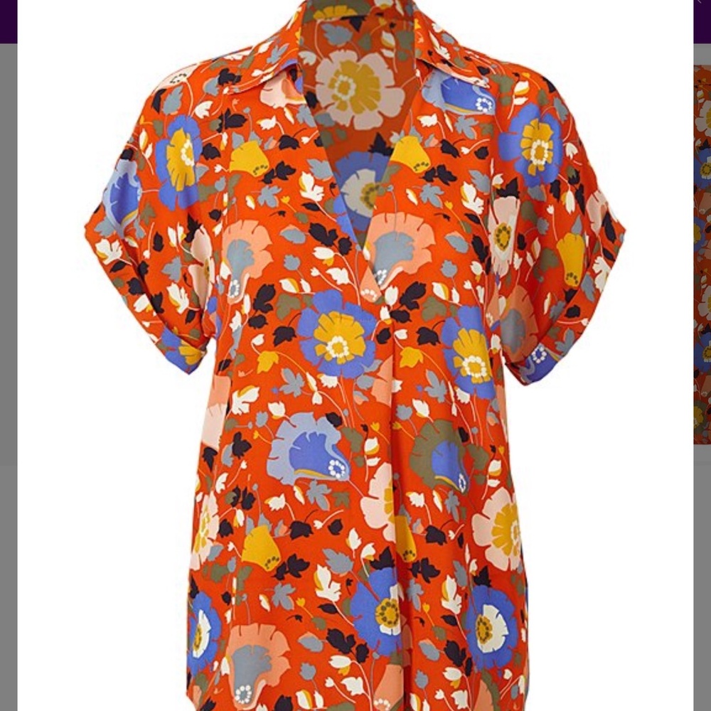 Cabi #5892 Visionary Replay Top Floral MED